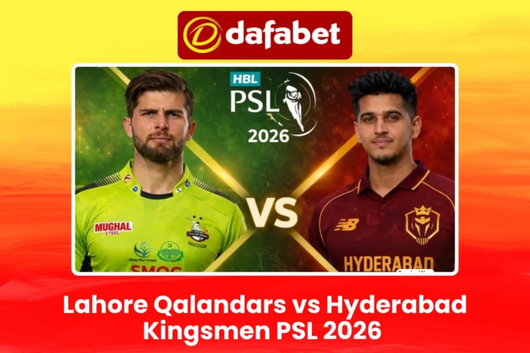 Lahore Qalandars vs Hyderabad Kingsmen PSL 2026 Match