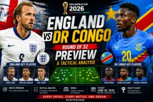 England vs DR Congo 2026: Preview, Prediction & Analysis