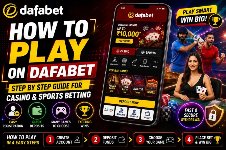 How To Play on Dafabet