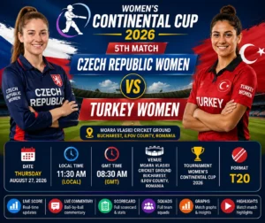Czech Republic Women vs Turkey Women Live Score 2026