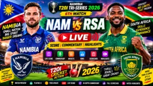 Namibia vs South Africa 6th Match 2026 Live Score