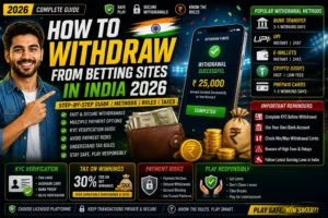 How to Withdraw from Betting Sites in India 2026